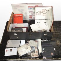 A collection of stamps, loose and in albums, to include a quantity of Victorian penny reds.