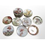 Approximately 26 Border Fine Bone China collector's plates depicting fairies.