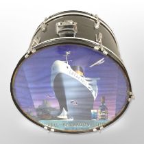 A Performance Percussion bass drum.