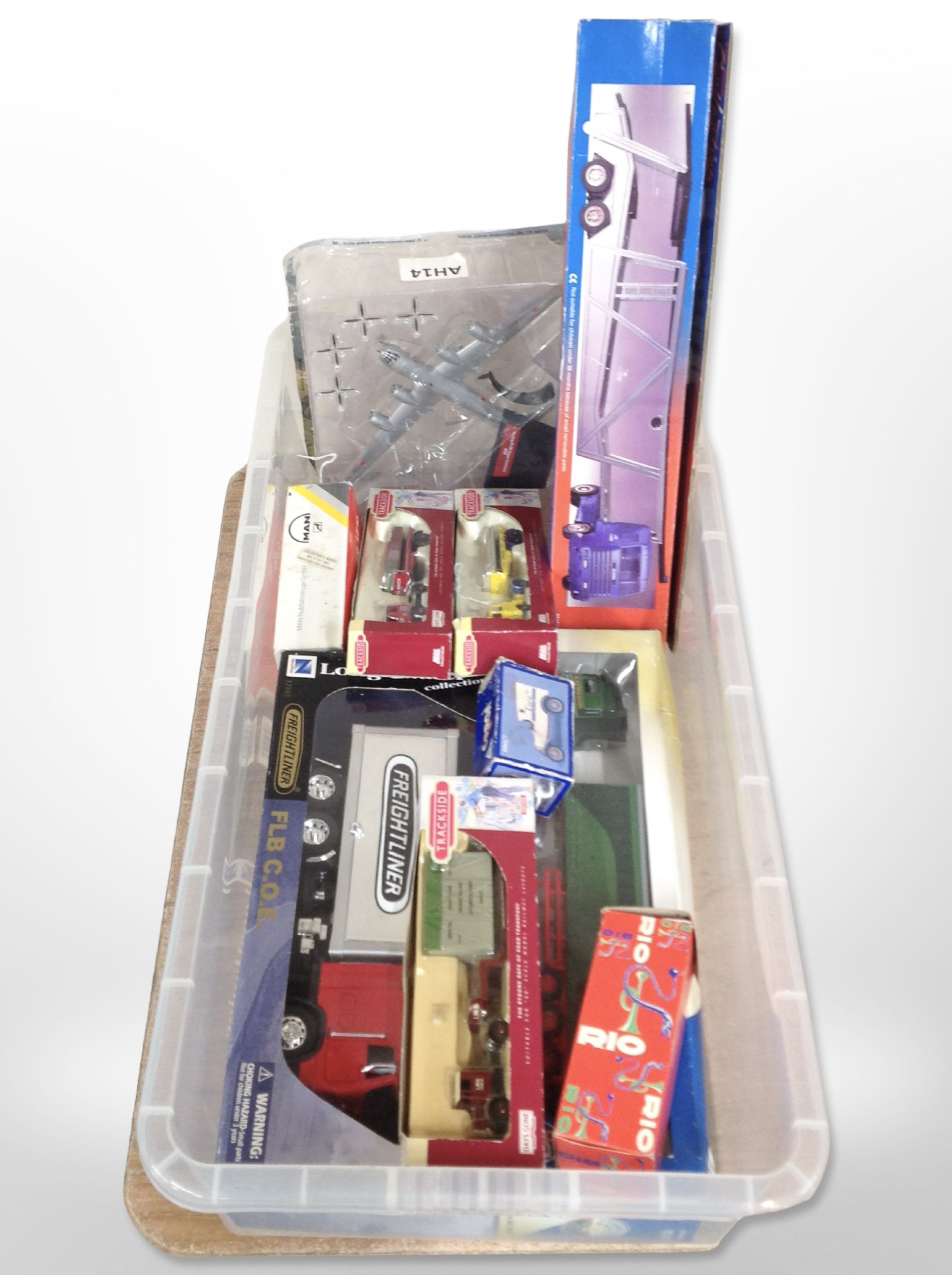 A quantity of die-cast models including Days Gone, Esso collection car transporter, etc.