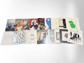 Spandau Ballet and Roxy Music : A collection of 17 vinyl LP records, as illustrated.