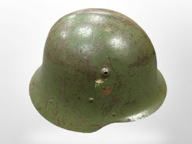 A Bulgarian M36 Type C helmet