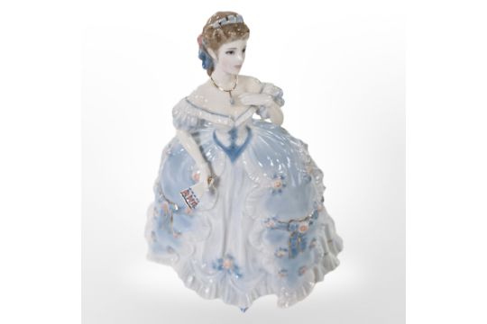 A Royal Worcester figure, The First Quadrille, a limited edition No. 8600 of 12500.