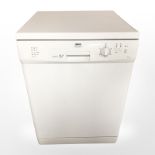 A Zanussi dishwasher.