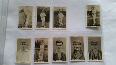 PHILLIPS, Cricketers, Middlesex, part set, inc. Mann, Hearne, Lee, Tanner, Bruce, Haig, Stevens