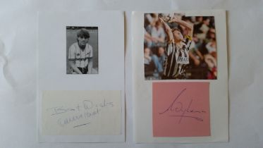 FOOTBALL, mixed autographs, signed pieces laid down beath photograph, inc. Archie Gemmill, Gordon