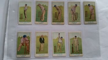 WILLS, Australian Cricketers, coloured, inc. blue back no State (34), blue back with State (28),