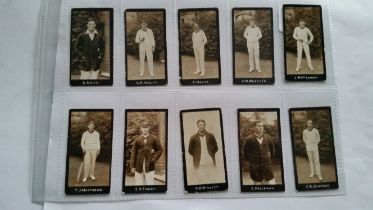 F. J. SMITH, Cricketers 2nd, complete, nos. 51-70, some with foxing to reverse, corner knocks, minor