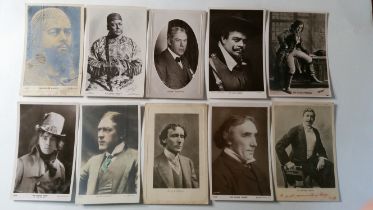 THEATRE, postcards, pre-WW1, actors, RP, inc. George Alexander, Arthur Bourchier, Oscar Asche,