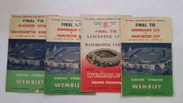 FOOTBALL, FA Challenge Cup Final & Semi-Final programme selection, inc. Bolton v Everton 1953,