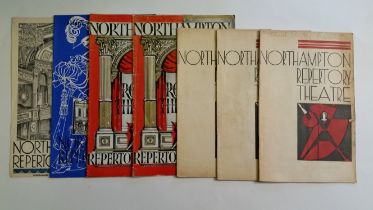 THEATRE, programme selection, 1930s to 1950s, mainly Northampton Repertory Theatre, inc. Married