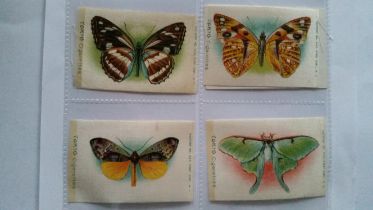 A. T. C., silks, Butterflies & Moths, set 2Aa, part set, Tokio, unnumbered, colour variations,