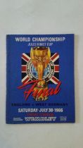 FOOTBALL, 1966 World Cup official programme, original issue, no ink annotation, some corner creasing
