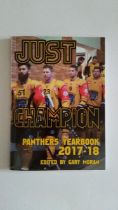 ICE HOCKEY, signed Nottingham Panthers 'Just Champion' 2017/18 yearbook, signed by 23, inc. Corey