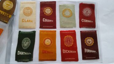 A. T. C., silks, College Seals 1910, inc. Adelphi, Cincinnati, Denver, Knox, Minnesota, Michigan,