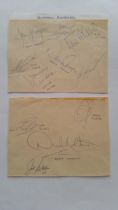 FOOTBALL, Glasgow Rangers, signed album pages, multiple to each page, inc. David Cooper, Colin