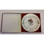 CRICKET, Royal Grafton, limited edition commemorative Sir Richard Hadlee plate, limited run of 1000,