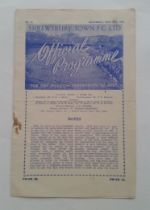 FOOTBALL, Shrewsbury Town programme from 1950/51 season, first season in league football, played