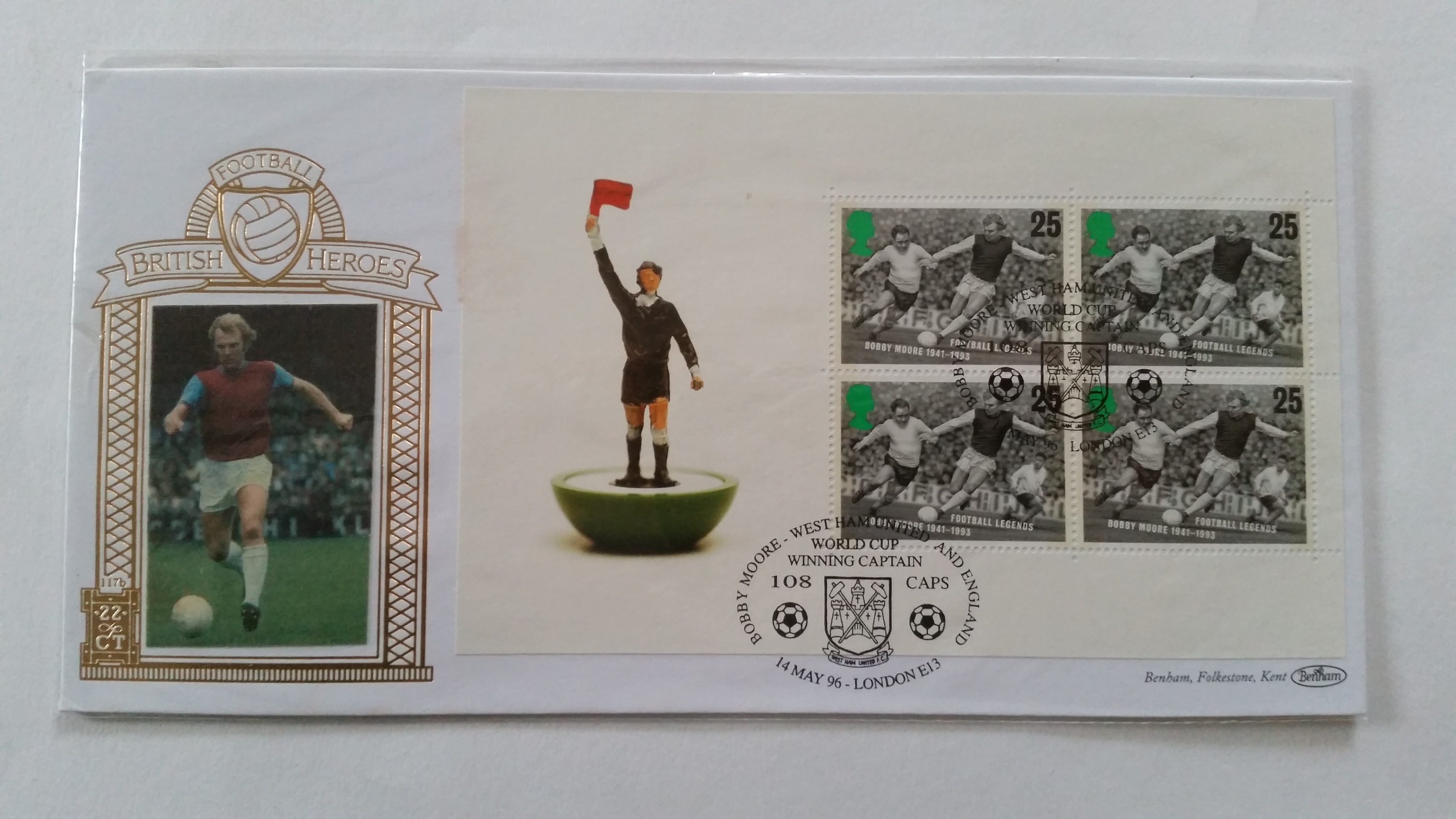 FOOTBALL, Benham covers, British Football Heroes, inc. Dixie Dean, Duncan Edwards, George Best & - Image 4 of 4