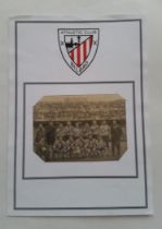 FOOTBALL, Athletic Club Bilbao, magazine cut out team photo 1958, fully signed by all 11 players &