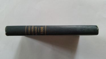 CRICKET, Wisden's Almanack, 1880, hardback (rebound), all pages intact, from the library of Peter