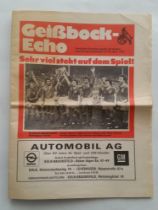 FOOTBALL, FC Koln v Nottingham Forest programme, played 25th April 1979, European Cup Semi-Final,