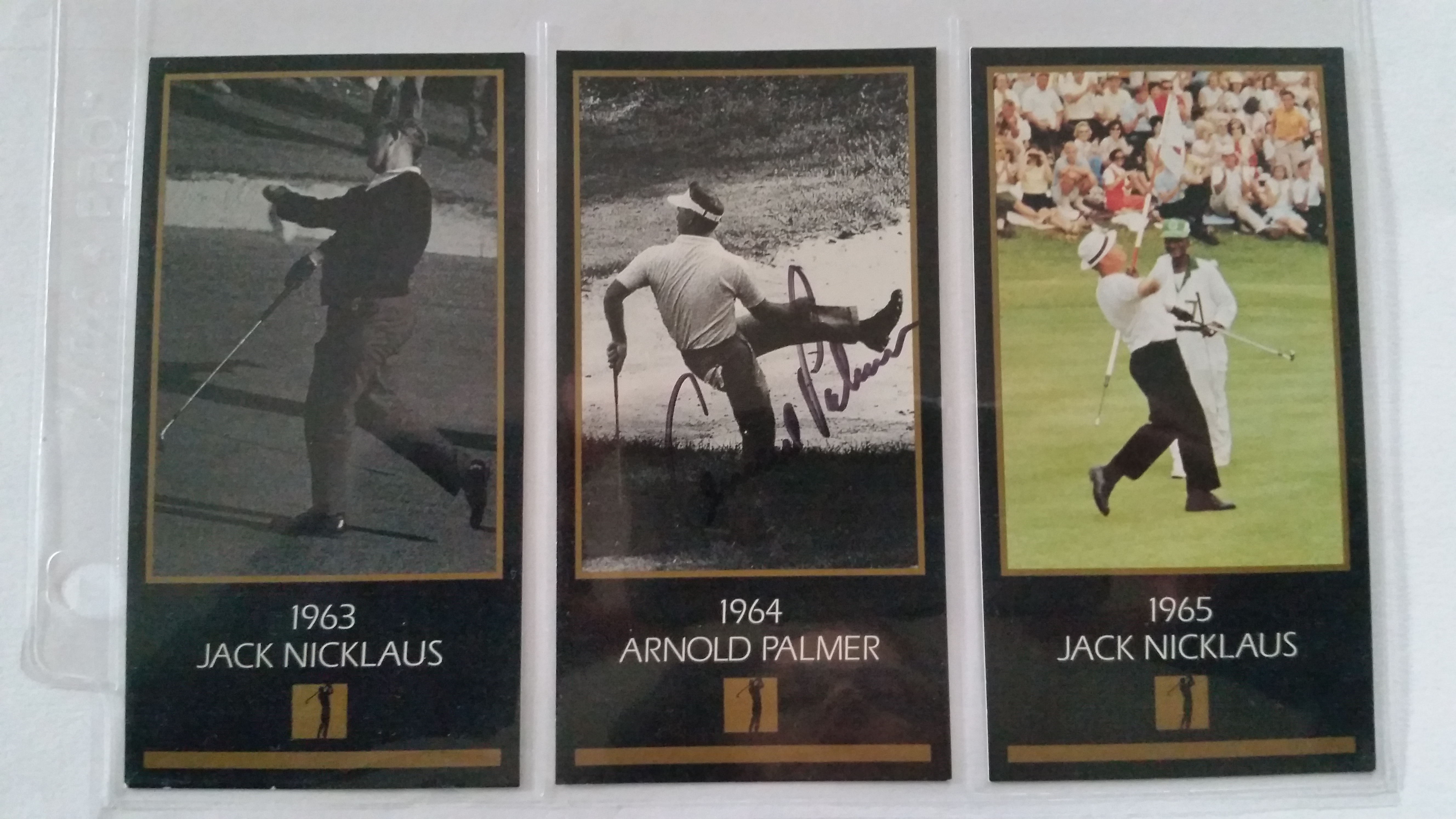 GOLF, Grand Slam Ventures Champions of Golf Masters Collection cards, all cards present (excl.