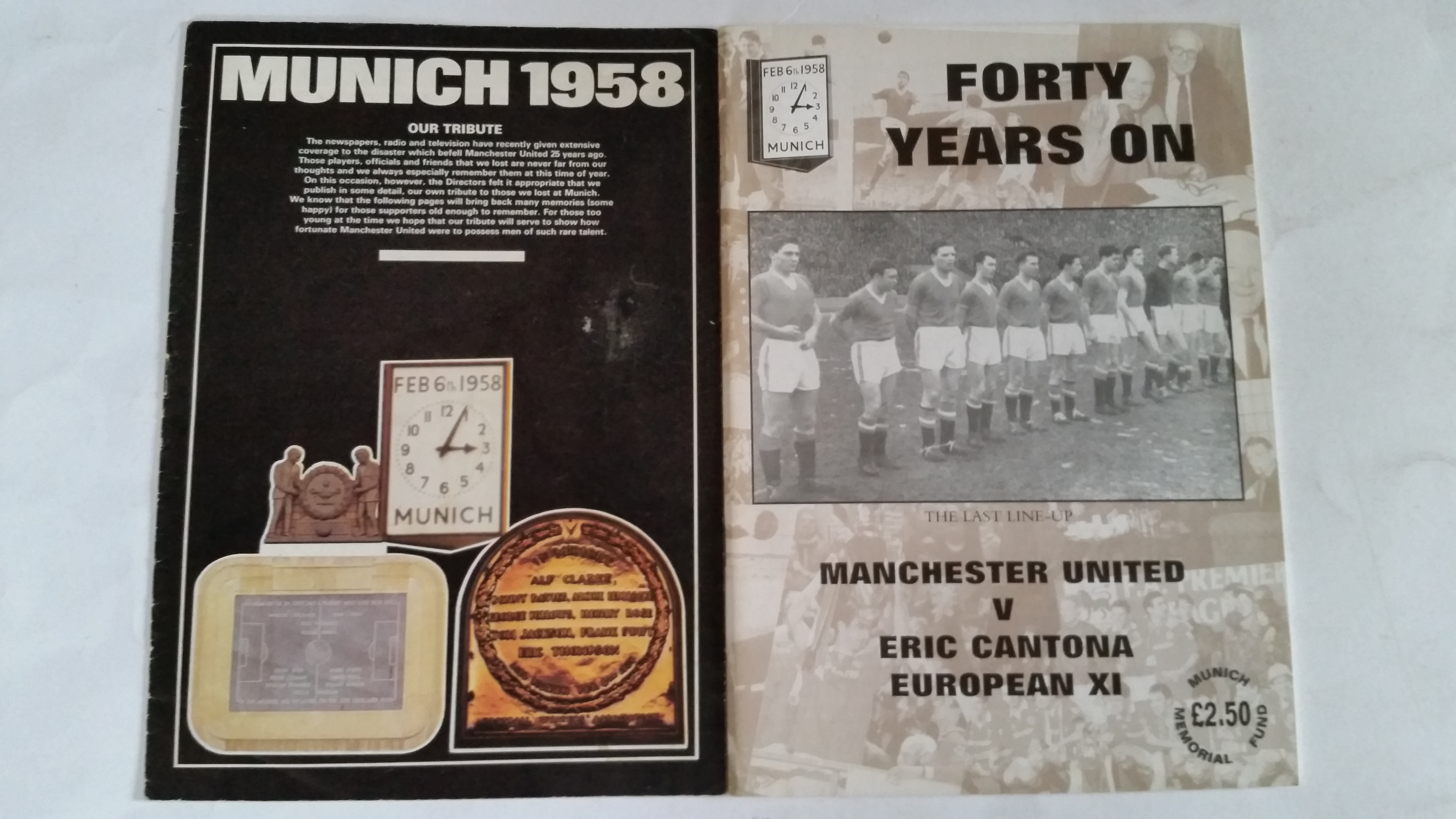 FOOTBALL, Manchester United, Munich Air Disaster selection, inc. A Tribute to the Busby Babes - Image 2 of 3