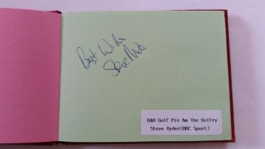 MIXED SPORT, autographs from Pro-Am 2002 at The Belfry, inc. Sir Bobby Charlton, Eddie Jordan,
