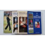 GOLF, The Open Championship programmes, inc. 1985, 1987, 1989, 1992, 1993, 1994 & 1996, with