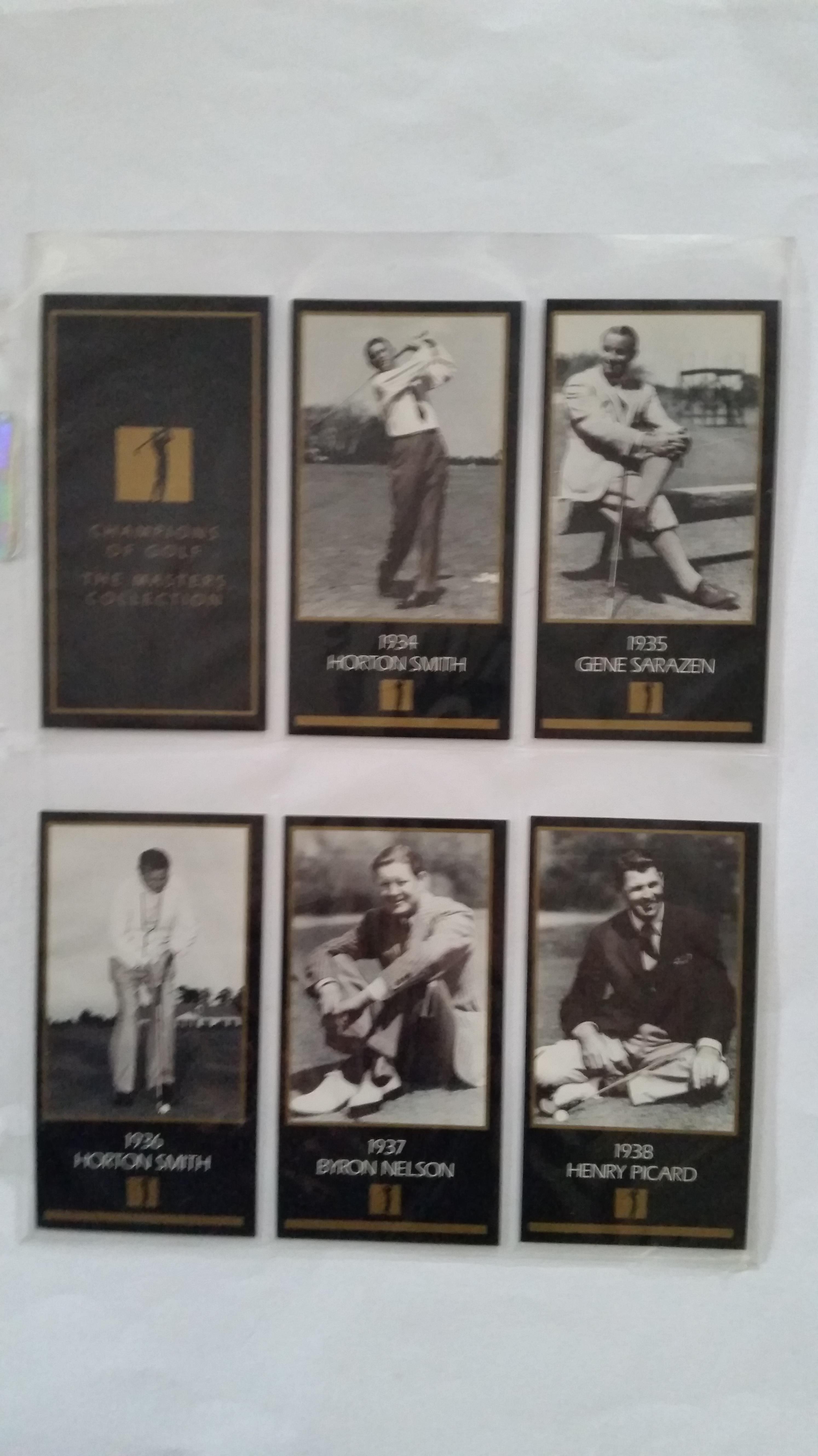 GOLF, Grand Slam Ventures Champions of Golf Masters Collection cards, all cards present (excl. - Image 18 of 18