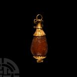 Hellenistic Gold Amphora-Shaped Pendant