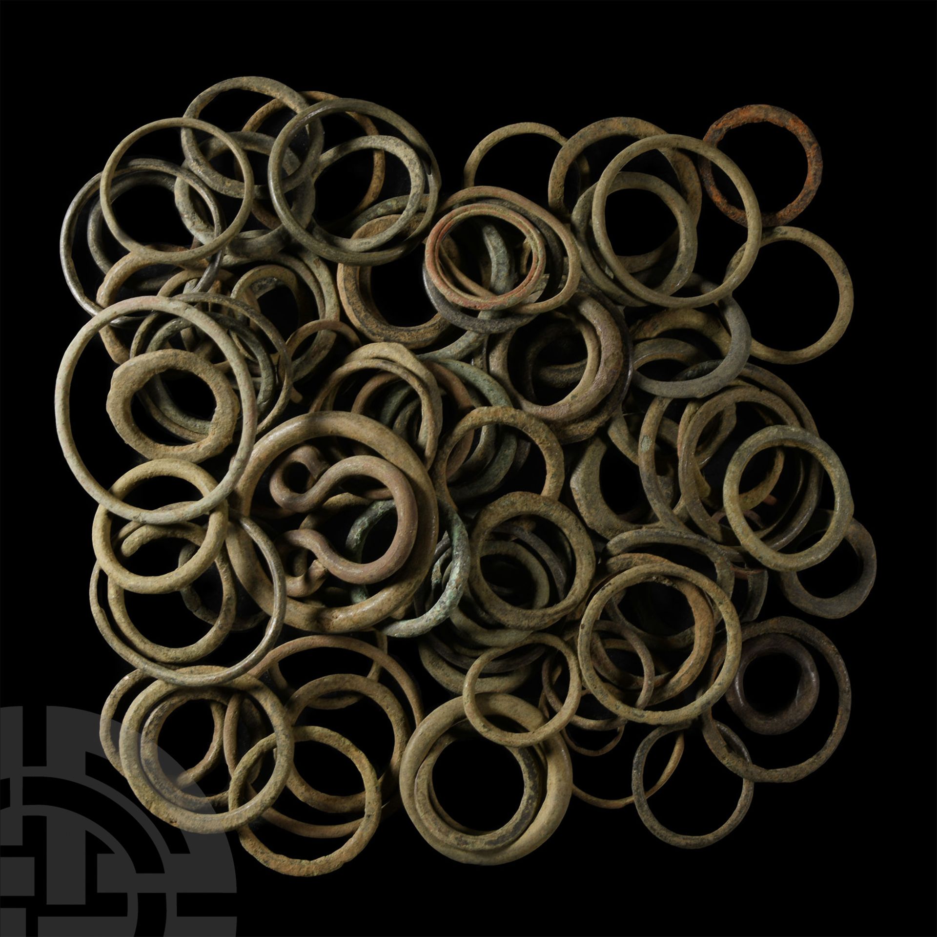 Medieval and Later Bronze Harness Ring Collection