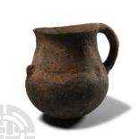 Bronze Age Round-Bottomed Terracotta Jug