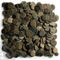 Ancient Roman Imperial Coins - Unresearched - Mixed AE3/4 Coin Group [250+]