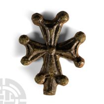 Byzantine Bronze Expanding-Arm Cross