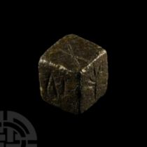 Romano-British Bronze Military 'Caister Fort' Gaming Dice with Mystical Symbols
