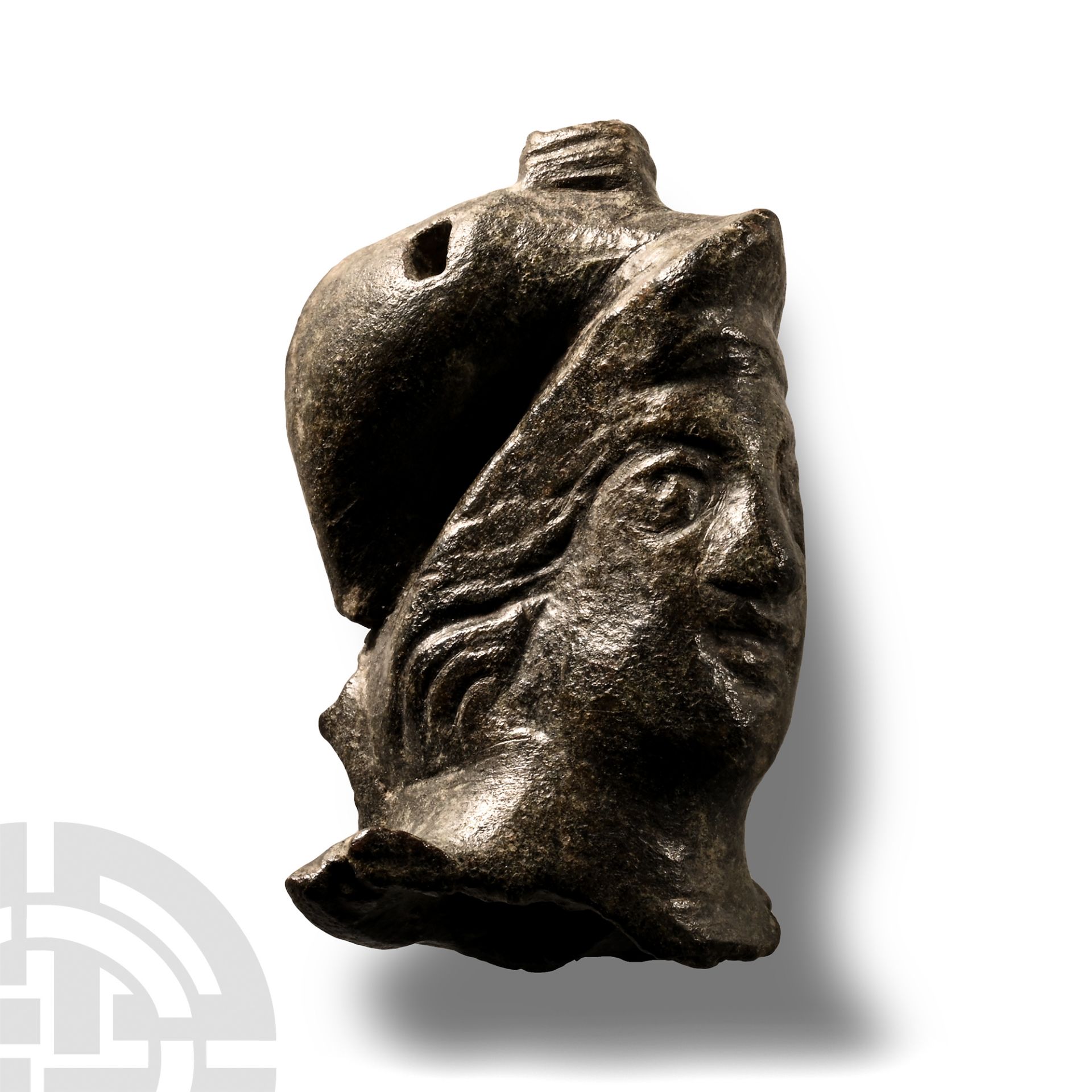 Roman Bronze Head of Minerva