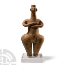 Large Amlash Style Steatopygous Terracotta Idol