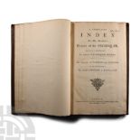 General Books - A Compleat Index to Mr Madox's History of the Exchequer