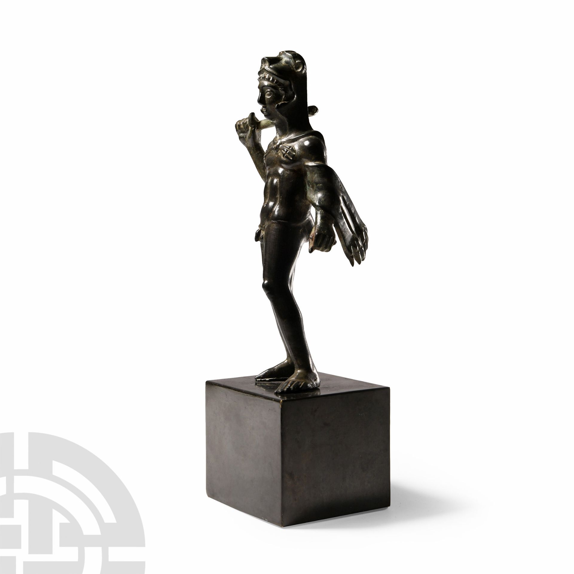Etruscan Bronze Statuette of Herakles - Image 2 of 3