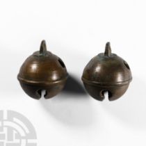 Post Medieval Bronze Crotal Bell Group