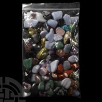 Natural History - Polished Mineral Specimen 'Pebble' Group [100].
