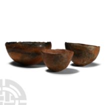 Cypriot Red Polished Ware Bowl Group