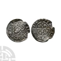 English Medieval Coins - Henry I - Norwich / Ulfketill - Cross Fleury AR Penny