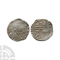 Norman Coins - King Stephen - Hastings(?) / Rodbert - Voided Cross and Stars AR Penny