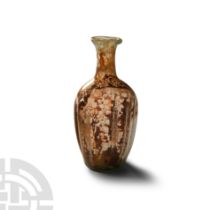 Roman Ribbed Glass Vessel