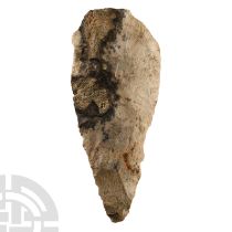 Stone Age 'Salisbury' Knapped Ficron Handaxe