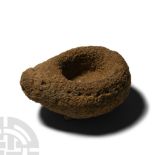 Stone Age Axe-Shaped Mortar