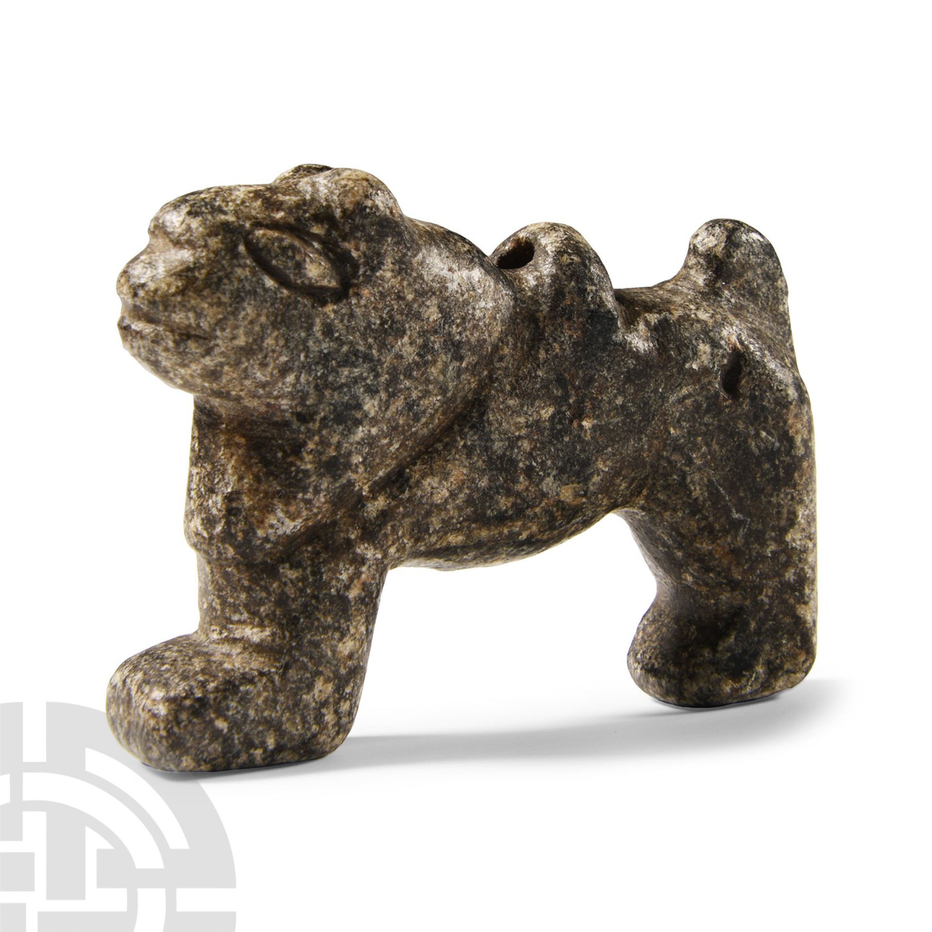 Western Asiatic Stone Lion Pendant